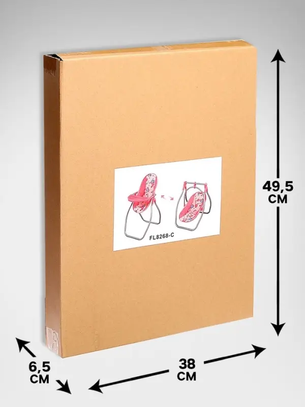 Стульчик для кормления кукол до 40 см, трансформер 3 в 1: стульчик, качели, переноска