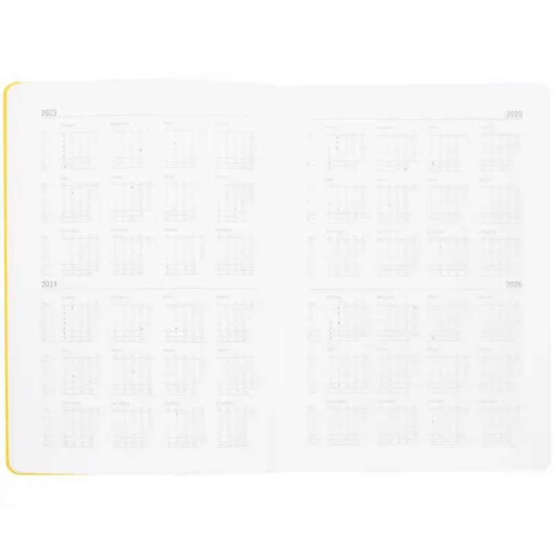 Ежедневник New Factor Metal, желтый Ежедневник New Factor Metal, желтый