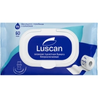 Бумага туалетная влажная Luscan 60шт/уп