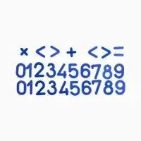 Касса цифр и счетных материалов &laquo;Монстрик&raquo;, 132 элемента, МИКС