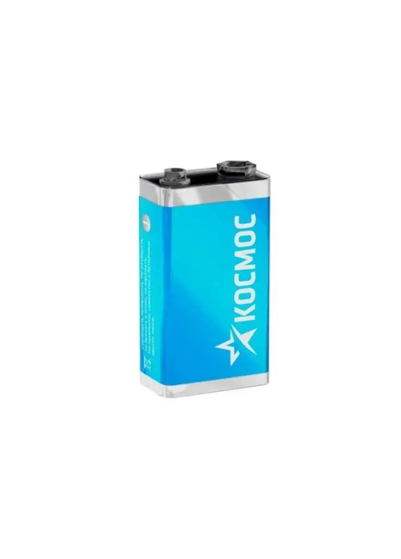 Батарейка Космос Крона 6LR61 Shrink 1 Alkaline 9V Батарейка Космос Крона 6LR61 Shrink 1 Alkaline 9V