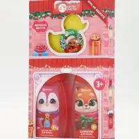 Подарочный набор для девочки «Для тебя»: пена для купания, шампунь для волос и мочалка утка, Чистое счастье Подарочный набор для девочки «Для тебя»: пена для купания, шампунь для волос и мочалка утка, Чистое счастье