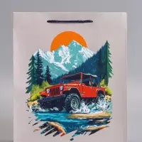 Пакет подарочный ламинированный &laquo;Путь сильных&raquo;, 26&times;12&times;32 см