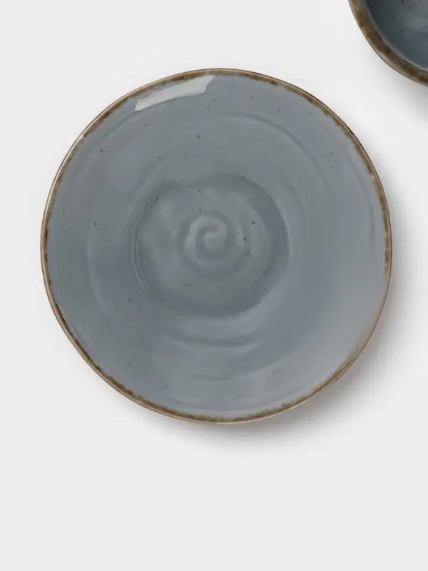 Чайная пара Magistro Alpine Frost, 2 предмета: чашка 245 мл, блюдце d=15 см, голубовато-серый