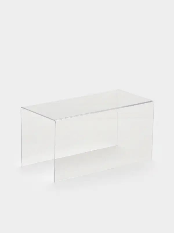 Подставка ступенька одинарная, 20&times;10&times;10 см, оргстекло 2 мм