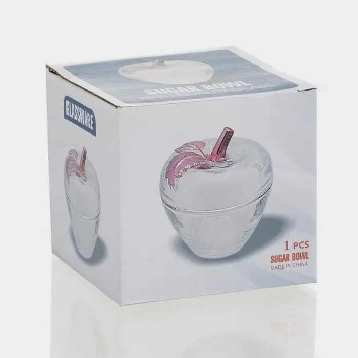 Сахарница &laquo;Яблоко&raquo;, 300 мл, 10&times;11 см, стекло