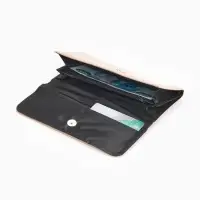 Кошелёк женский на магните, 19.5&times;2.5&times;9 см, лаковый, бежевый