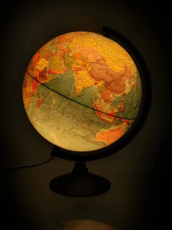 Глобус политический &laquo;Классик&raquo;, диаметр 320 мм, с подсветкой