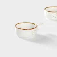 Кокотницы «Церера», набор 2 шт., d=7.5 см, 100 мл, фарфор, белые Кокотницы «Церера», набор 2 шт., d=7.5 см, 100 мл, фарфор, белые