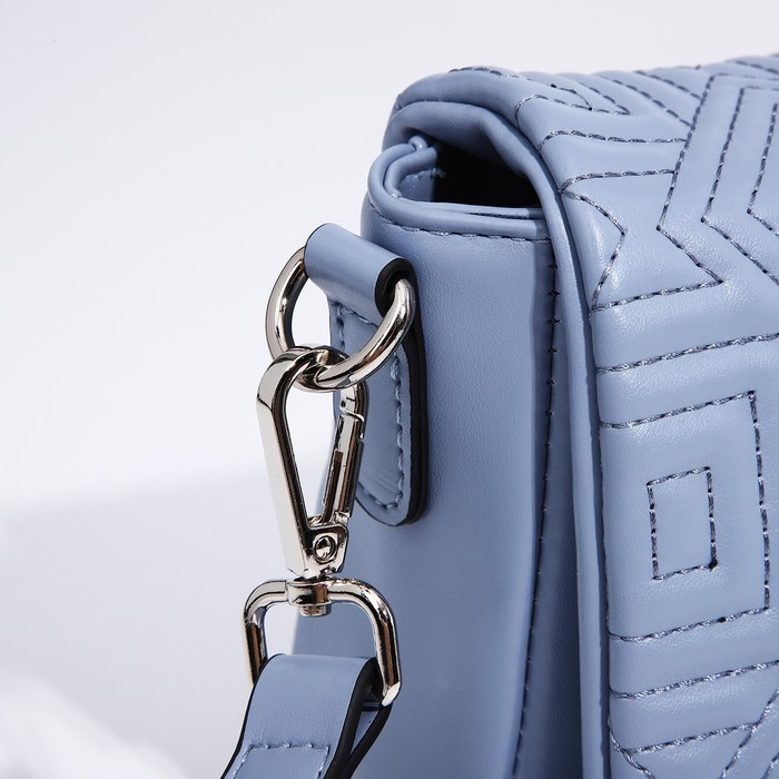 Сумка-мессенджер на магнитах, цвет голубой Сумка-мессенджер на магнитах, цвет голубой