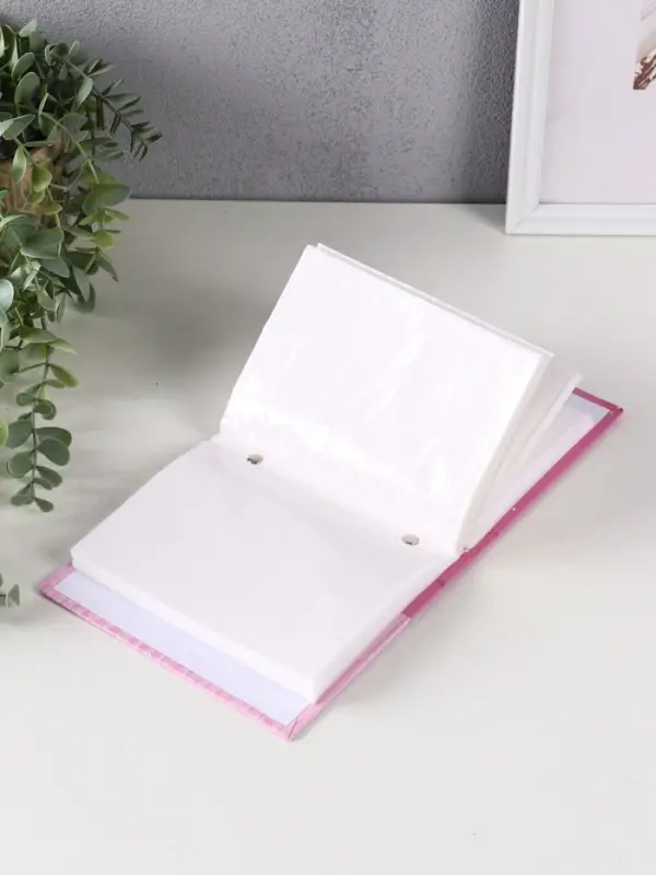 Фотоальбом 100 фото Пинеточки" 10X15см, ПП карм., розовый