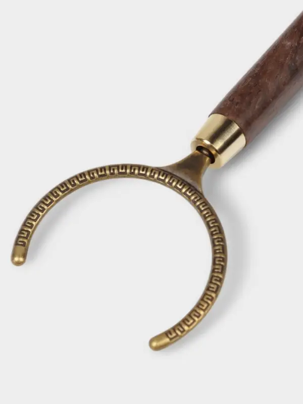 Ухват для пиалы для чайной церемонии &laquo;Чабо&raquo;, 18 см, цинковый сплав, дерево