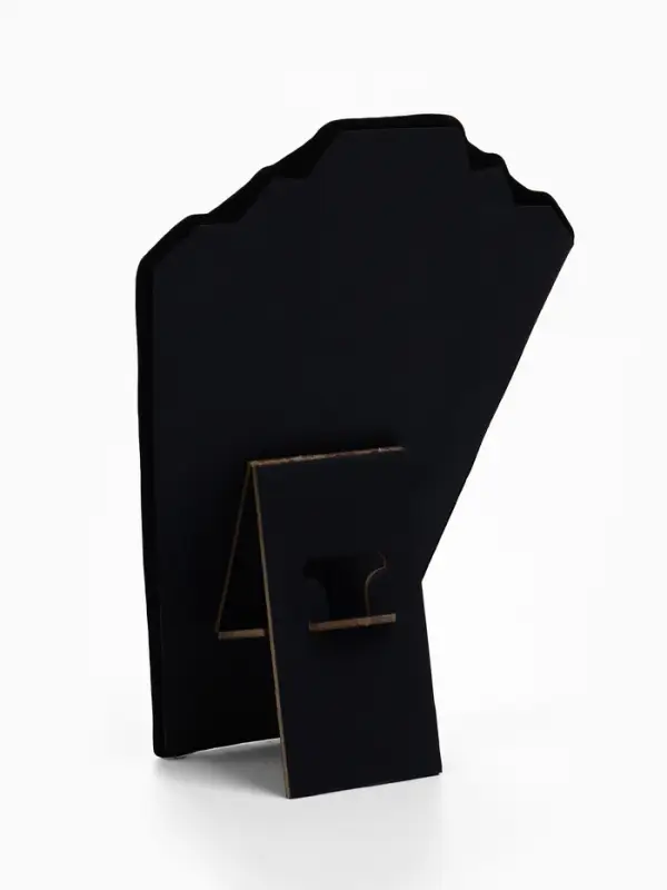 Бюст для украшений QF, 15&times;6&times;23 см, h=23 см, чёрный