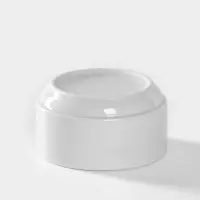 Бульонница Добрушский завод &laquo;Бельё&raquo;, 300 мл, d=10.5 см, фарфор, белая