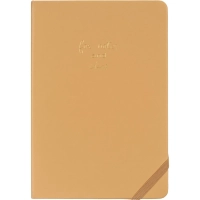 Ежедневник недатированный бежевый, А5,140x200мм, 136 л. ATTACHE