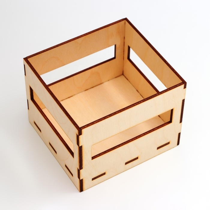 Кашпо  деревянное  11,5 х 10,5 х 9 см Кашпо  деревянное  11,5 х 10,5 х 9 см