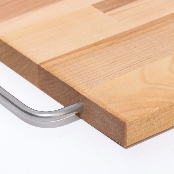 Набор досок разделочных  Набор досок разделочных "Прямоугольник" 3 шт. метал.ручка 34х22х1,8;31х20х1,8;26х18х1,8 см