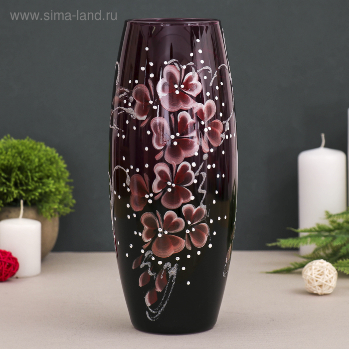 Ваза Ваза "Цветочное соло" 7,5х11х26 см