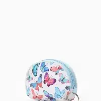 Кошелёк-монетница на молнии, 12&times;3.5&times;8.5 см, МИКС