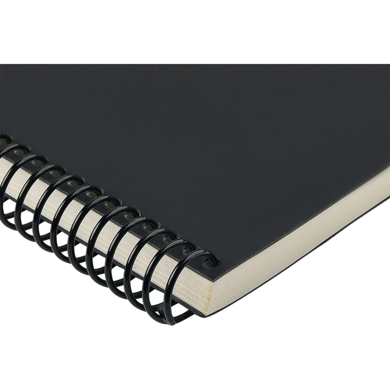 Ежедневник недатированный А5 AGENDA на спирали, черный, 128л 3-746/01