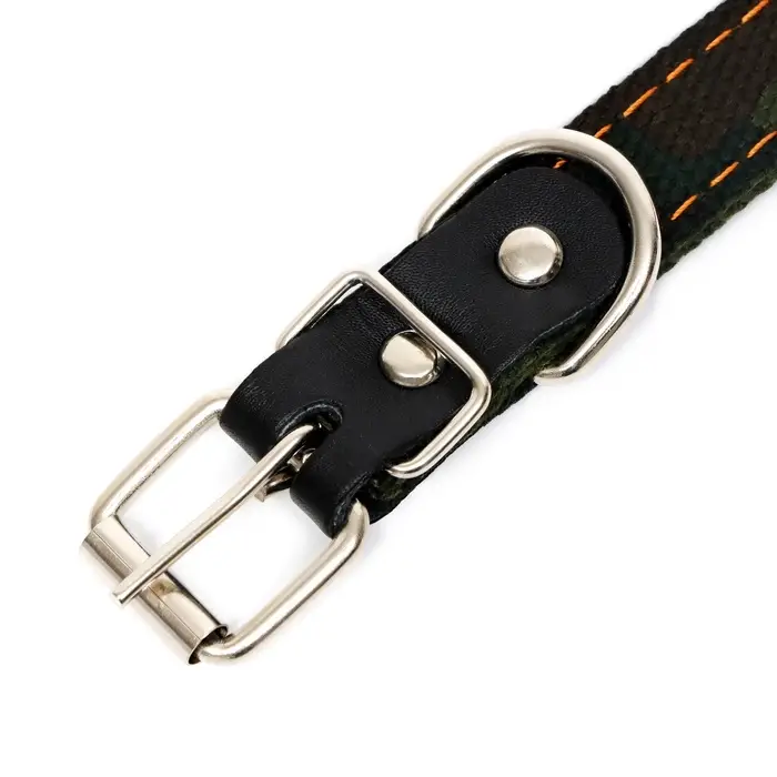 Ошейник брезентовый двухслойный &laquo;Камуфляж&raquo;, 50&times;2 см, ОШ 25-35 см