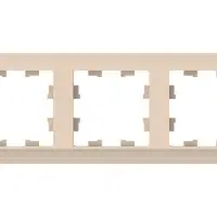ATLASDESIGN ANTIQUE 3-постовая рамка, универсальная, ПЕСОЧНЫЙ