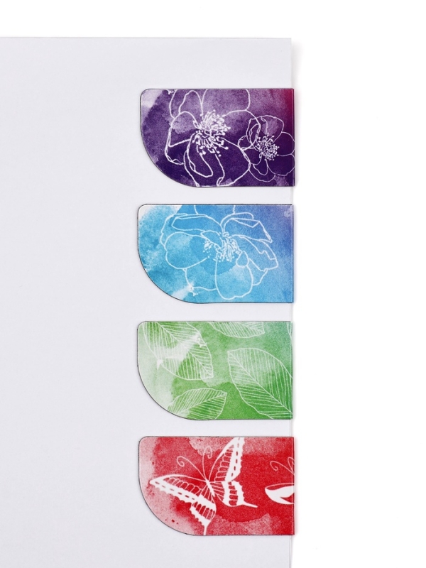 Набор: ежедневник А5, магнитные закладки и ручка Набор: ежедневник А5, магнитные закладки и ручка "Яркой весны"