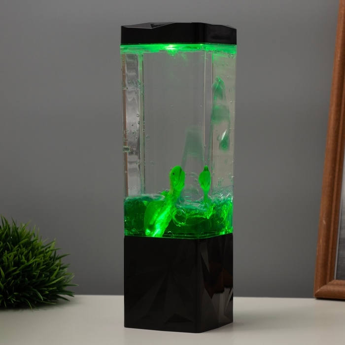 Лава лампа «Черепаха» LED 3хААА, USB зеленый 7х7х23см Лава лампа «Черепаха» LED 3хААА, USB зеленый 7х7х23см