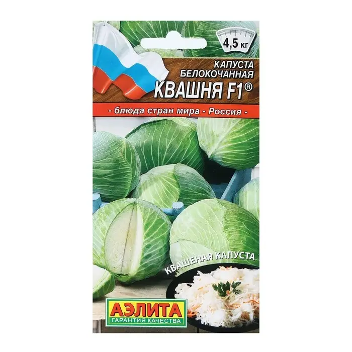 Семена Капуста б/к Семена Капуста б/к "Квашня", F1, 0,1 г