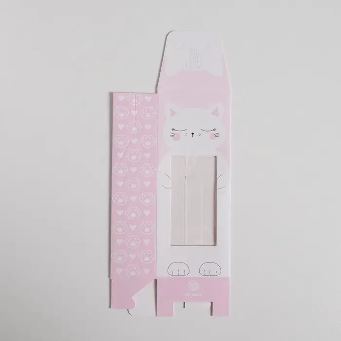 Коробка складная «Кот», 14 х 5.5 х 3.5 см Коробка складная «Кот», 14 х 5.5 х 3.5 см