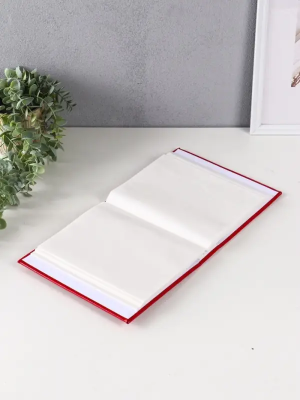 Фотоальбом Делюкс 200 фото 10X15см, красный, ПП карм. Фотоальбом Делюкс 200 фото 10X15см, красный, ПП карм.