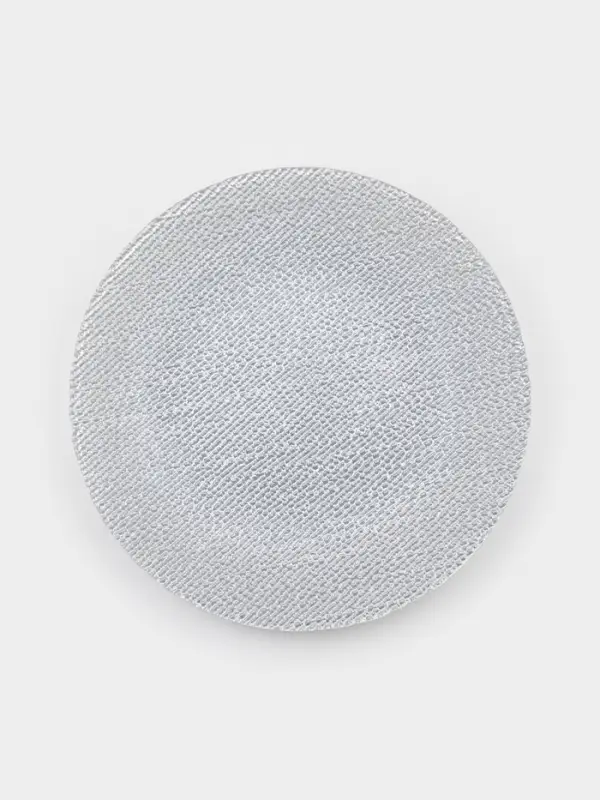 Тарелка подстановочная Magistro Cotton, d=33 см, стекло, серебристая