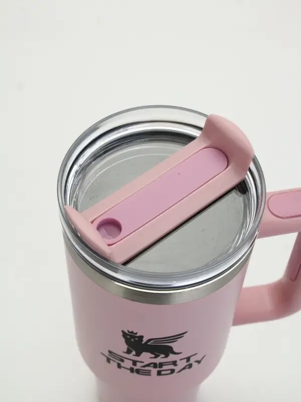 Термокружка 1200 мл, розовая