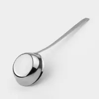 Половник &laquo;Торжество&raquo;, 150 мл, длина ручки 21.5 см, толщина 2.5 мм, нержавеющая сталь
