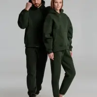 Худи Kulonga Oversize, темно-зеленый хаки, размер M/L