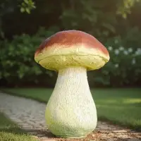 Садовая фигура из полистоуна &laquo;Гриб белый один малый&raquo;, 17&times;12&times;12 см