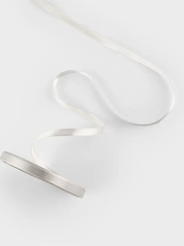 Лента атласная, 6 мм, 23±1 м, светло-серая №179 Лента атласная, 6 мм, 23±1 м, светло-серая №179