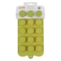 VETTA Форма силиконовая для шоколада и льда 15 ячеек, 21x10x1,6см "Шоколадка", 3 цвета