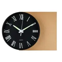 Часы настенные интерьерные &laquo;Классика&raquo;, бесшумные, плавный ход, светящиеся, d=25 см, от батарейки 1&times;АА