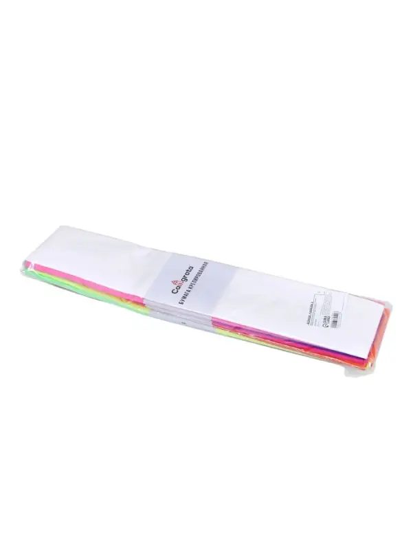 Набор бумаги крепированной &laquo;Неон&raquo;, рулон 10 штук/10 цветов, 50&times;200 см, 30 г/м&sup2;