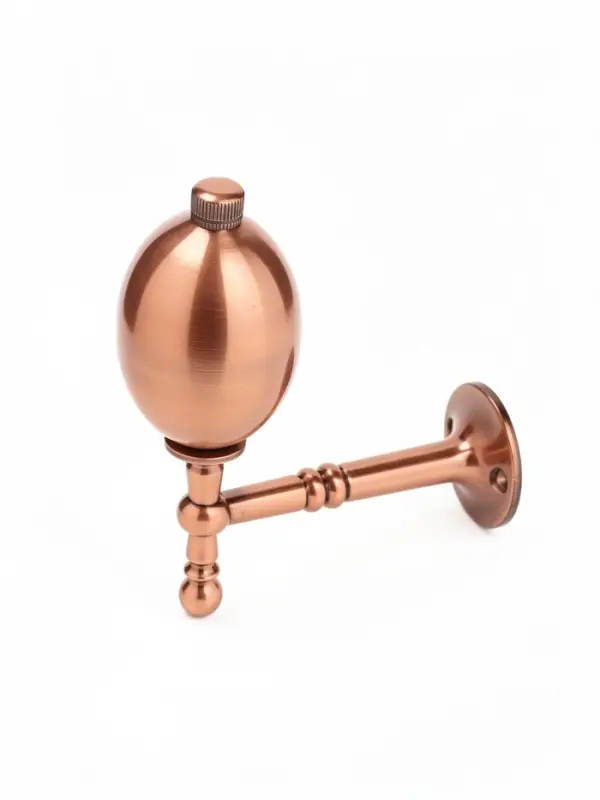 Крючок - держатель для штор CAPPIO KS050, алюминий, цвет медь, 2 шт.