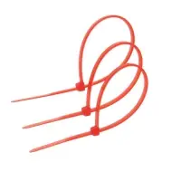 Хомут нейлоновый для стяжки, ТУНДРА, 2.5×150 мм, красный, 100 шт.