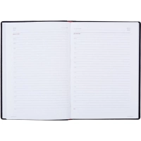 Ежедневник недатированный А5+, 136л, VELVET темно-синий navy  3-115/16