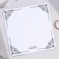 Свадебное приглашение «Два сердца - одна любовь», 12 х 12 см