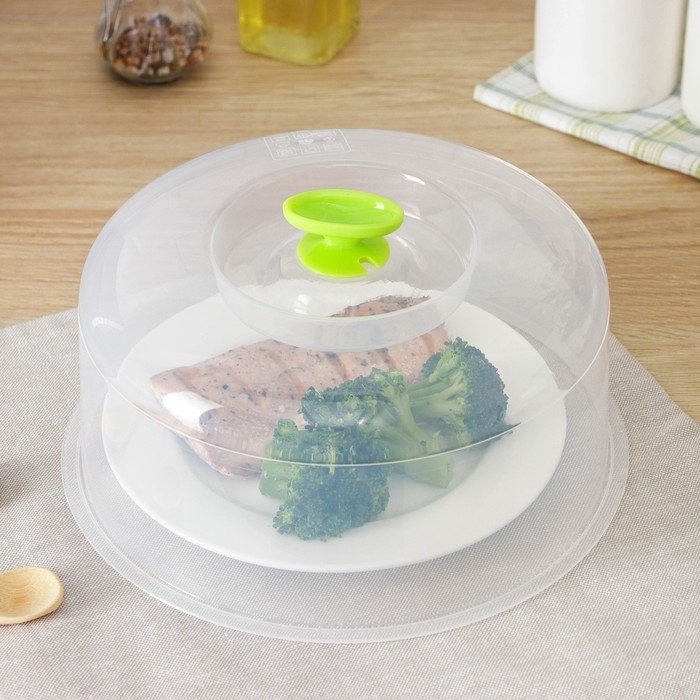 Крышка для СВЧ, d=25 см, цвет микс Крышка для СВЧ, d=25 см, цвет микс