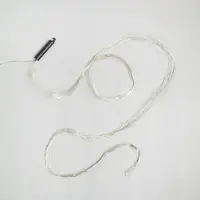 Гирлянда &laquo;Конский хвост&raquo; 10 нитей по 2 м, IP20, серебристая нить, 200 LED, свечение тёплое белое, 12 В