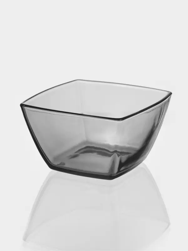 Набор салатников Paşabah&ccedil;e Tokyu. Gray, 500 мл, d=12.5 см, 6 шт., стекло, чёрный