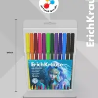 Фломастеры 12 цветов ErichKrause Aquamarine, европодвес