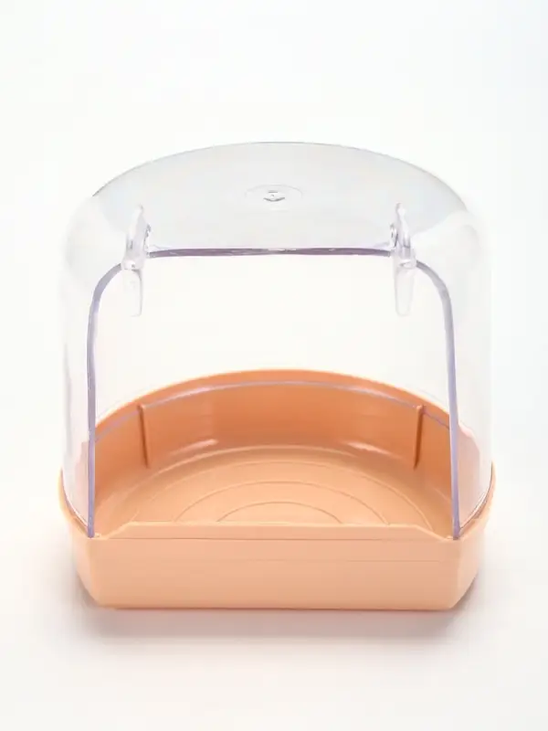 Купалка для птиц, внешняя 12&times;9&times;11 см, бежевая