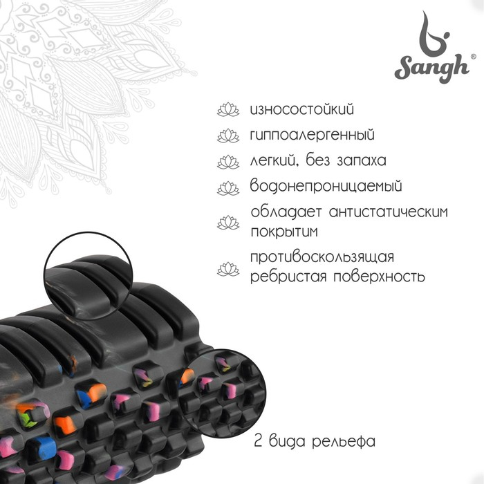 Ролик массажный Sangh, 30х10 см Ролик массажный Sangh, 30х10 см